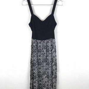 Black and White Maxi Dress